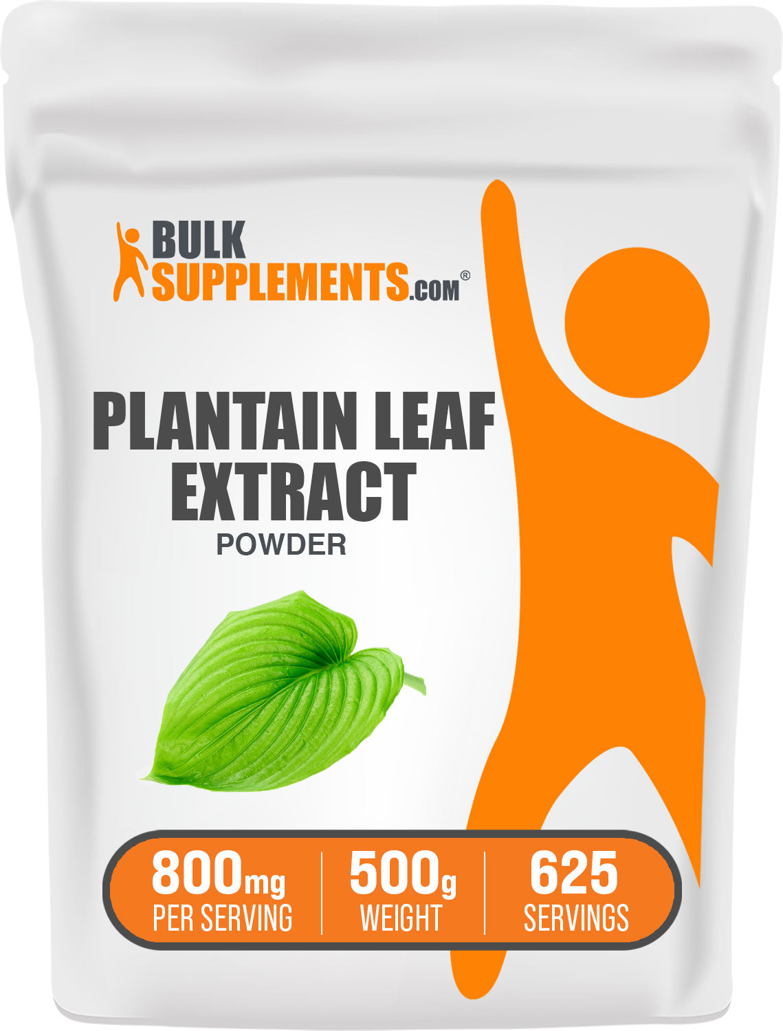 BulkSupplements Plantain Leaf Extract 500g Bag