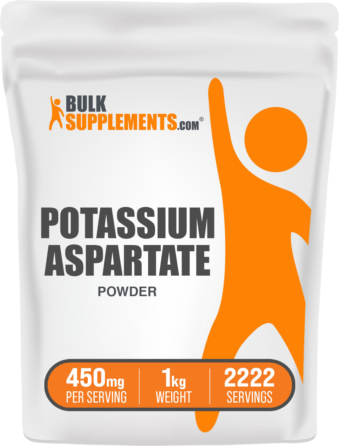 BulkSupplements Potassium Aspartate Powder 1kg bag