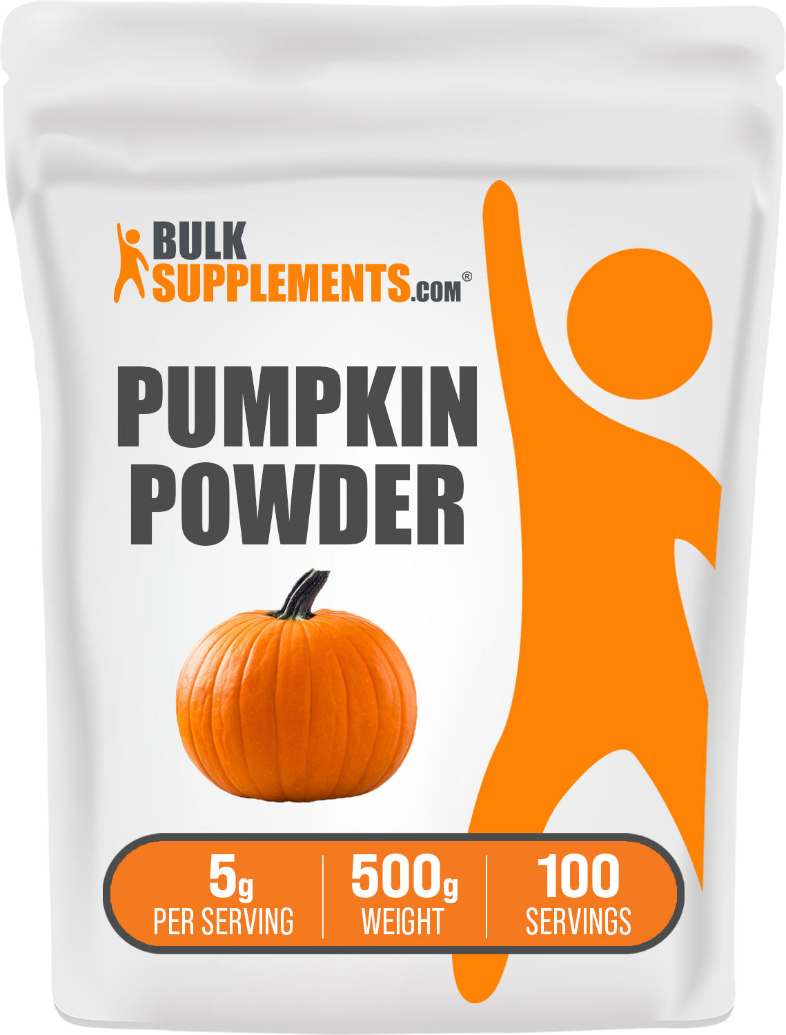 BulkSupplements.com Pumpkin Powder 500g Bag