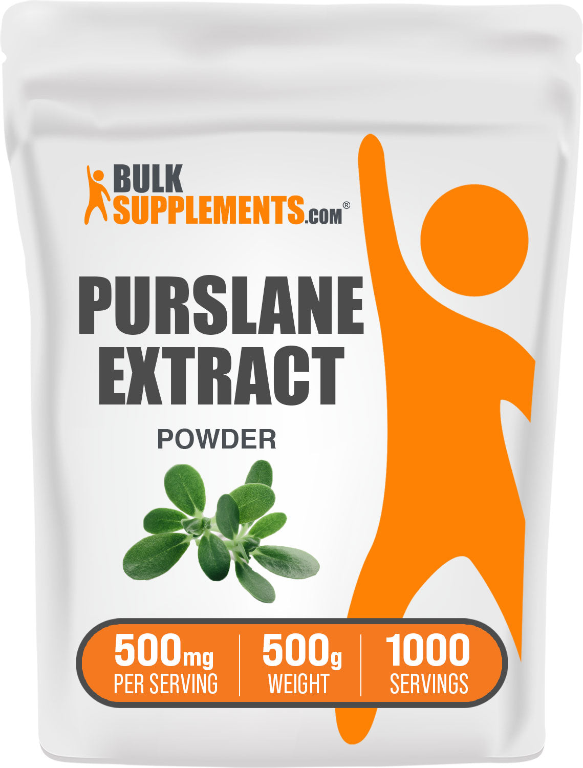 BulkSupplements.com Purslane Extract Powder 500g Bag