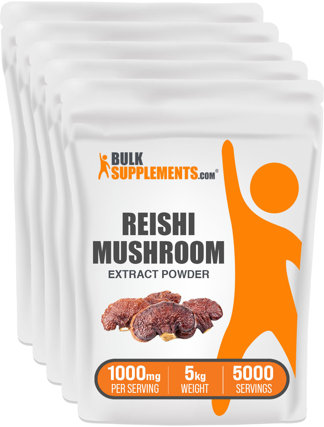BulkSupplements Reishi Mushroom Extract Powder 5kg bag