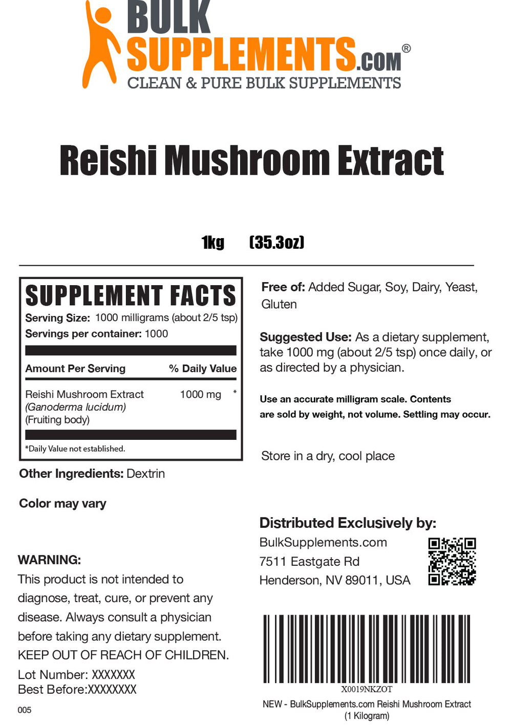 Reishi Mushroom Extract Ganoderma lucidum Extract PSK Supplement