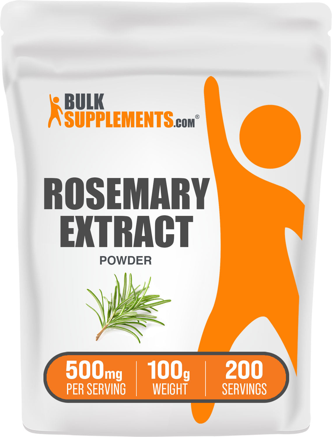 BulkSupplements Rosemary Extract Powder 100g bag