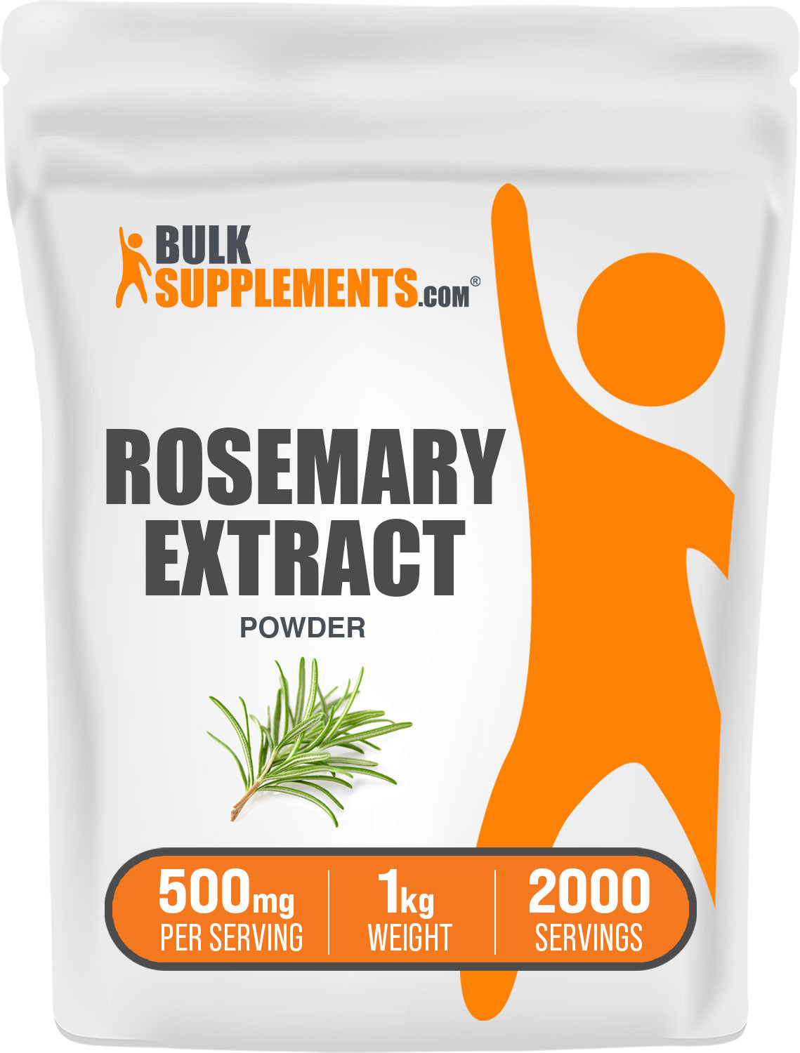 BulkSupplements Rosemary Extract Powder 1kg bag