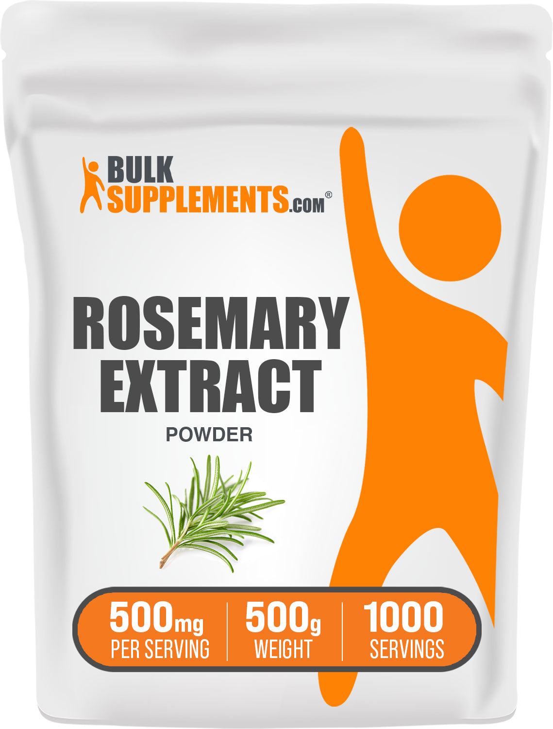 BulkSupplements Rosemary Extract Powder 500g bag