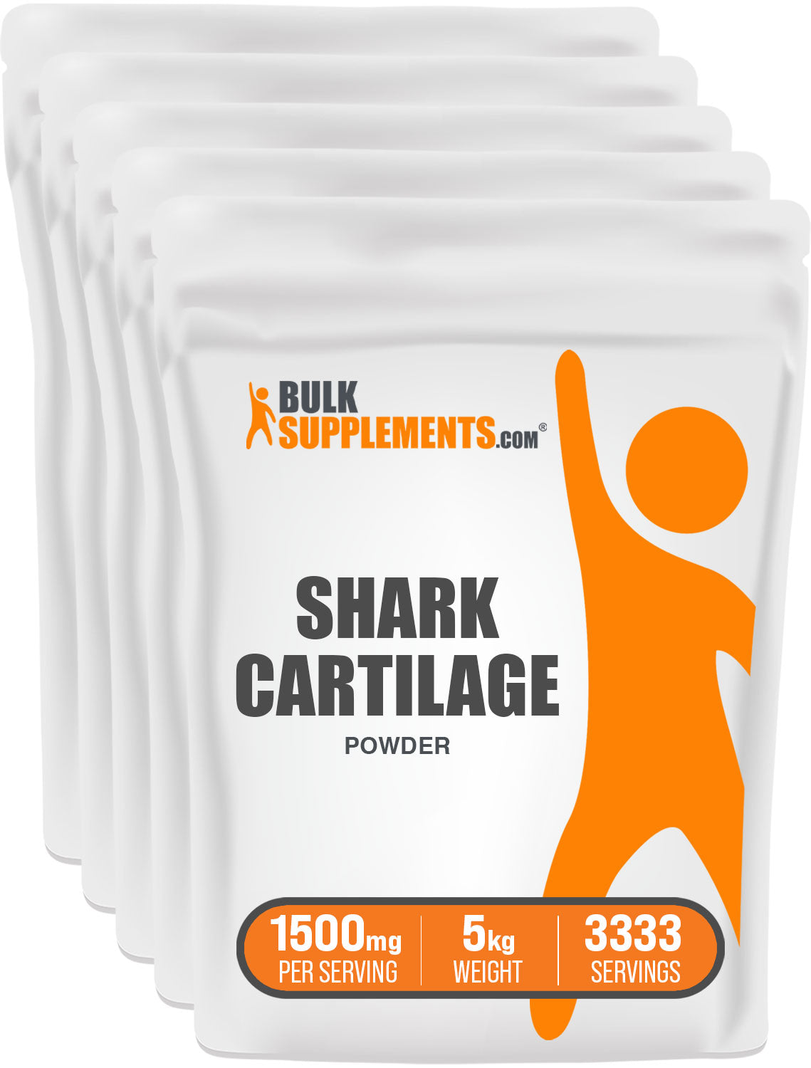 BulkSupplements Shark Cartilage Powder 5kg bags