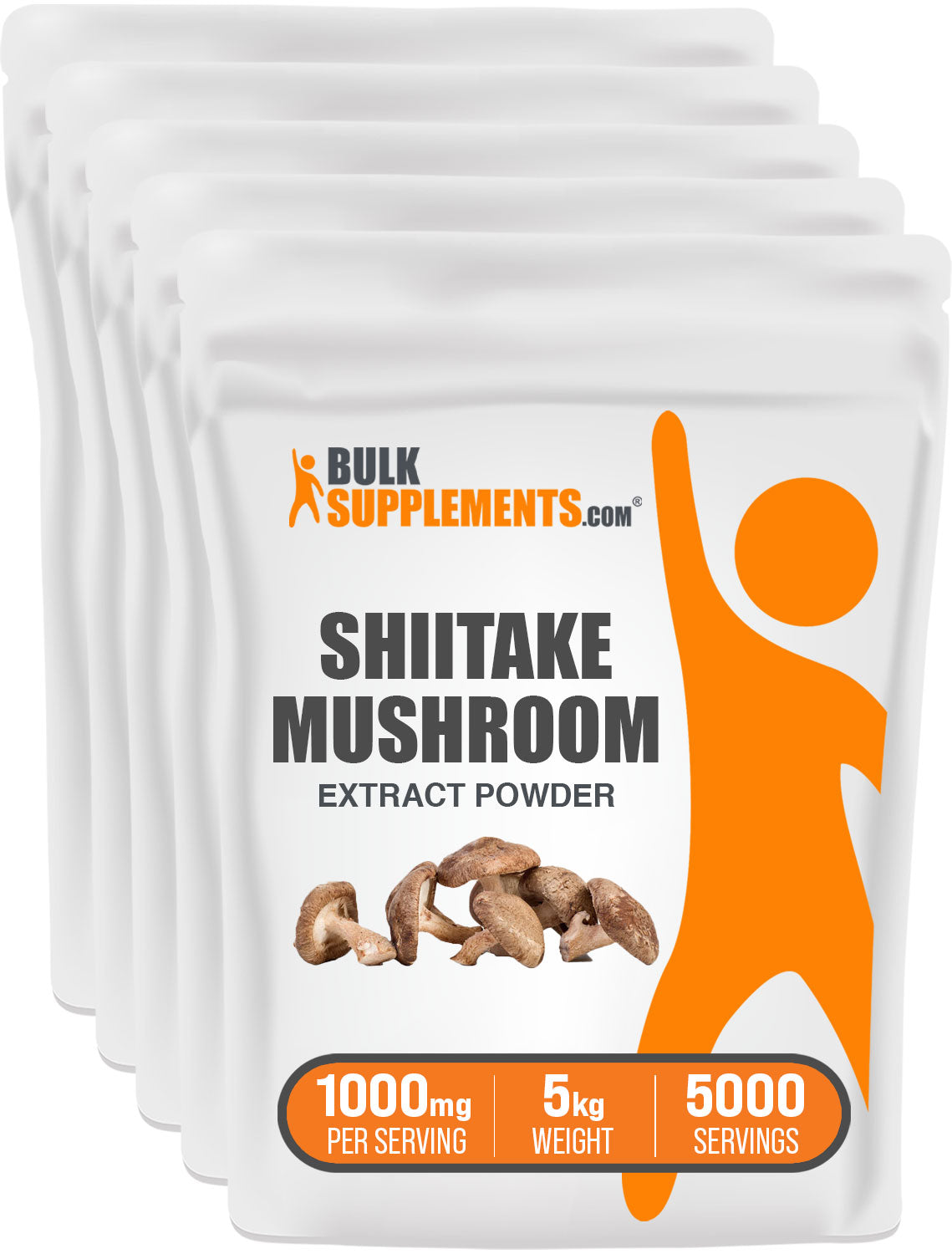 BulkSupplements Shiitake Mushroom Extract Powder 5kg bag