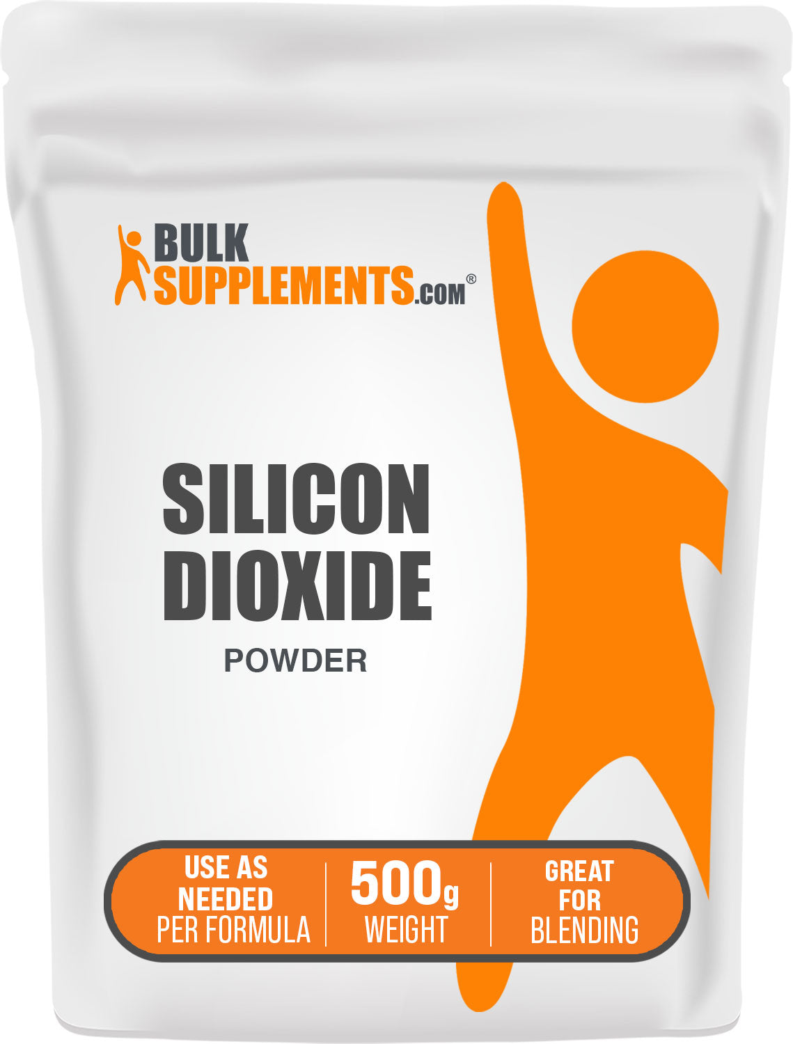 BulkSupplements Silicon Dioxide Powder 500g bag