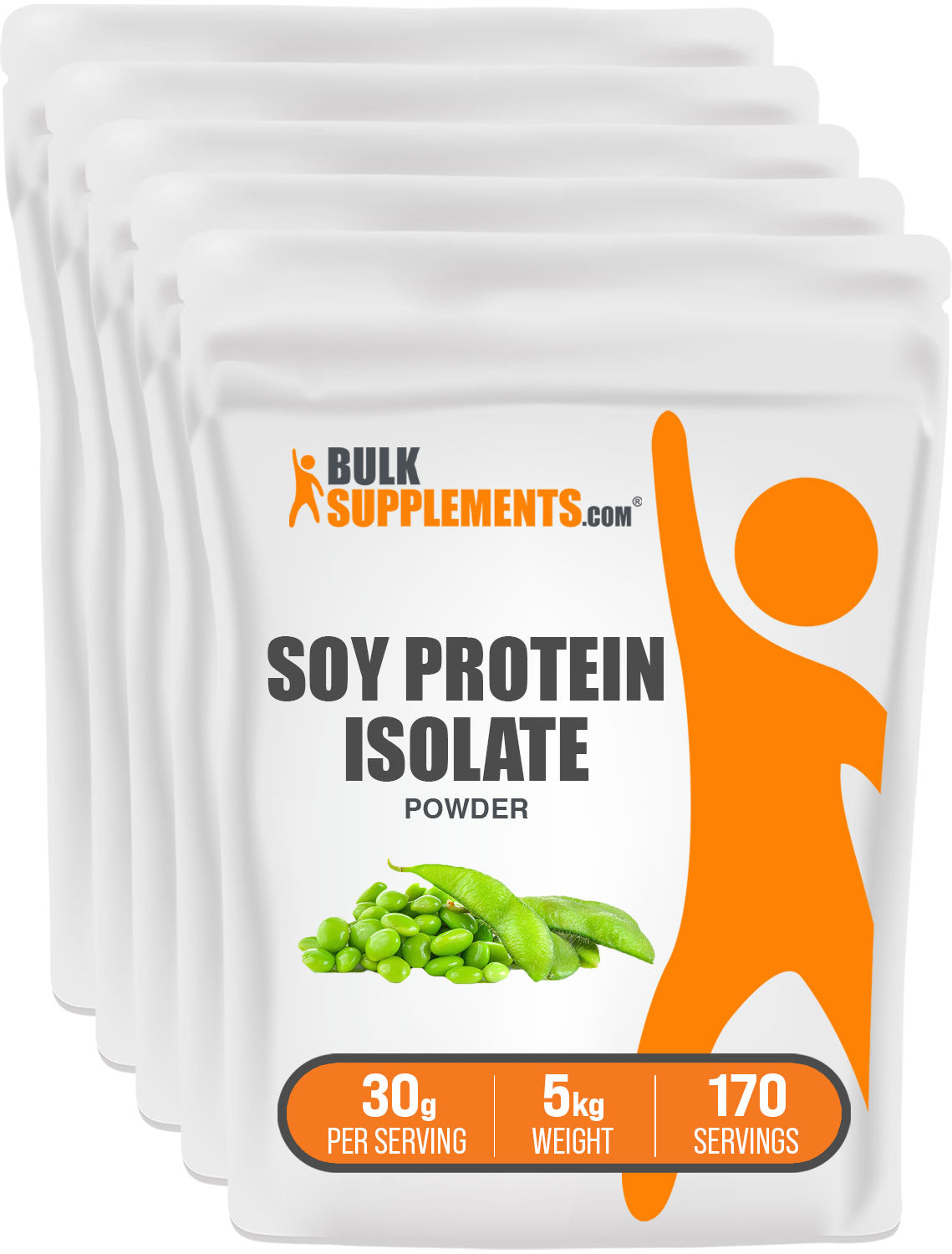 BulkSupplements Soy Protein Isolate Powder 5kg bag