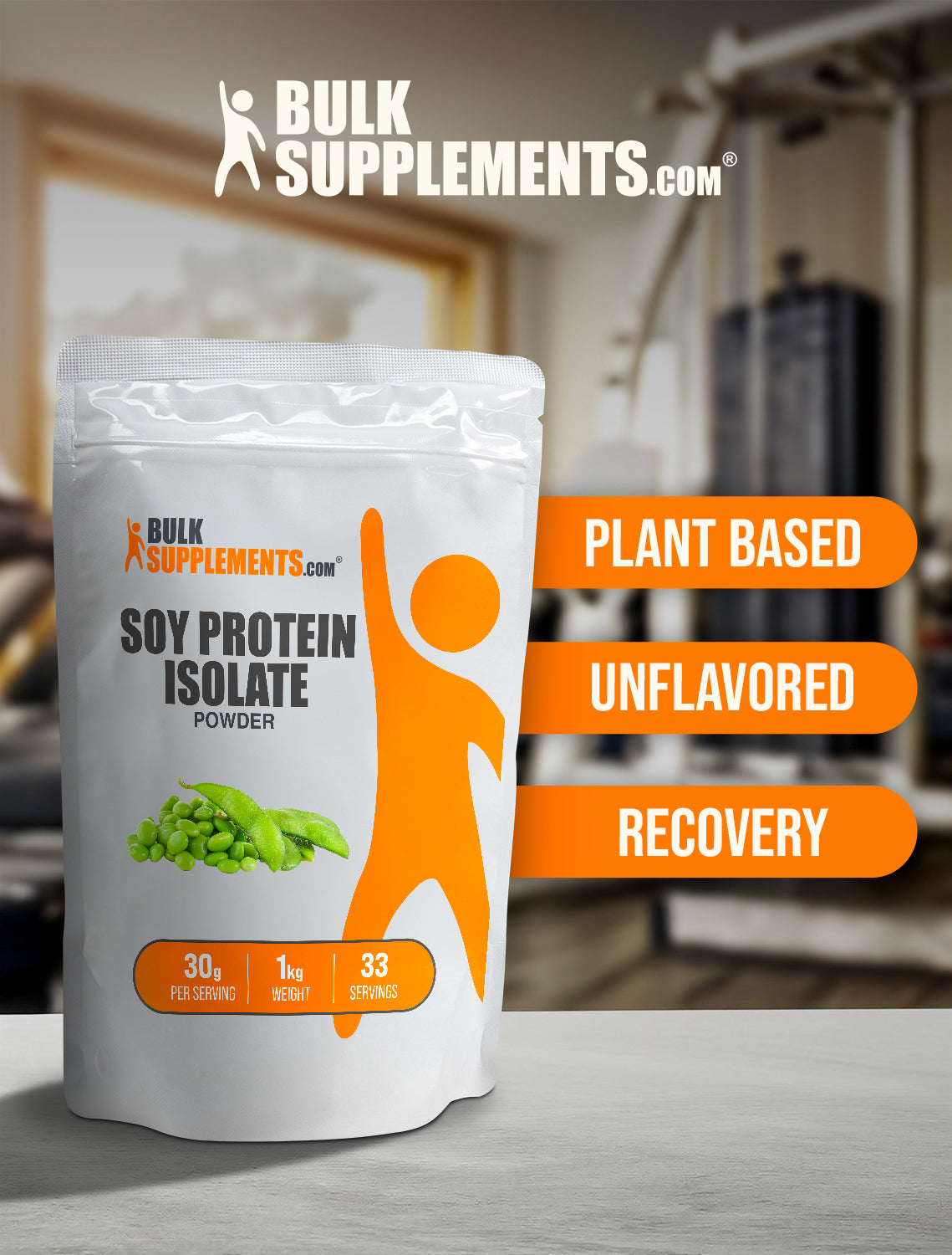 Soy protein isolate powder 1kg keywords image