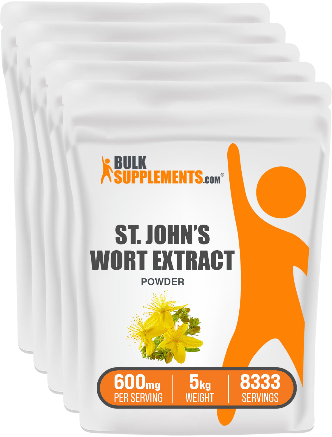 BulkSupplements St. John's Wort Extract Powder 5kg bag