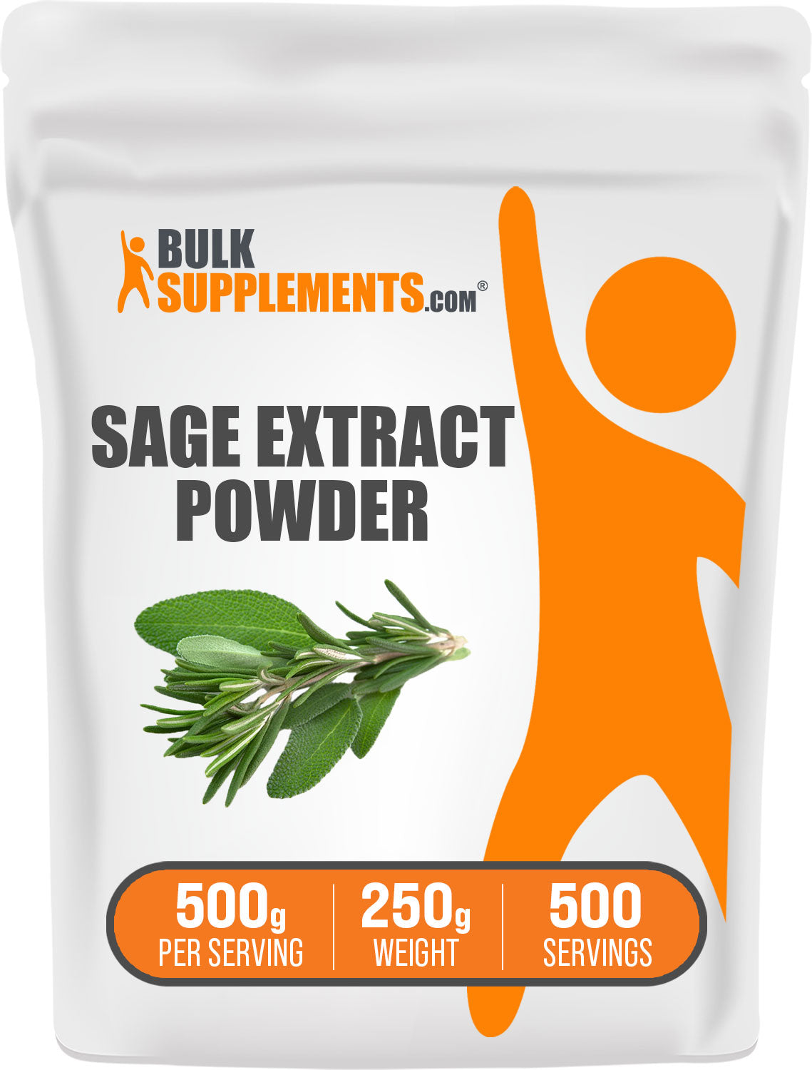 BulkSupplements Sage Extract Powder 250g bag