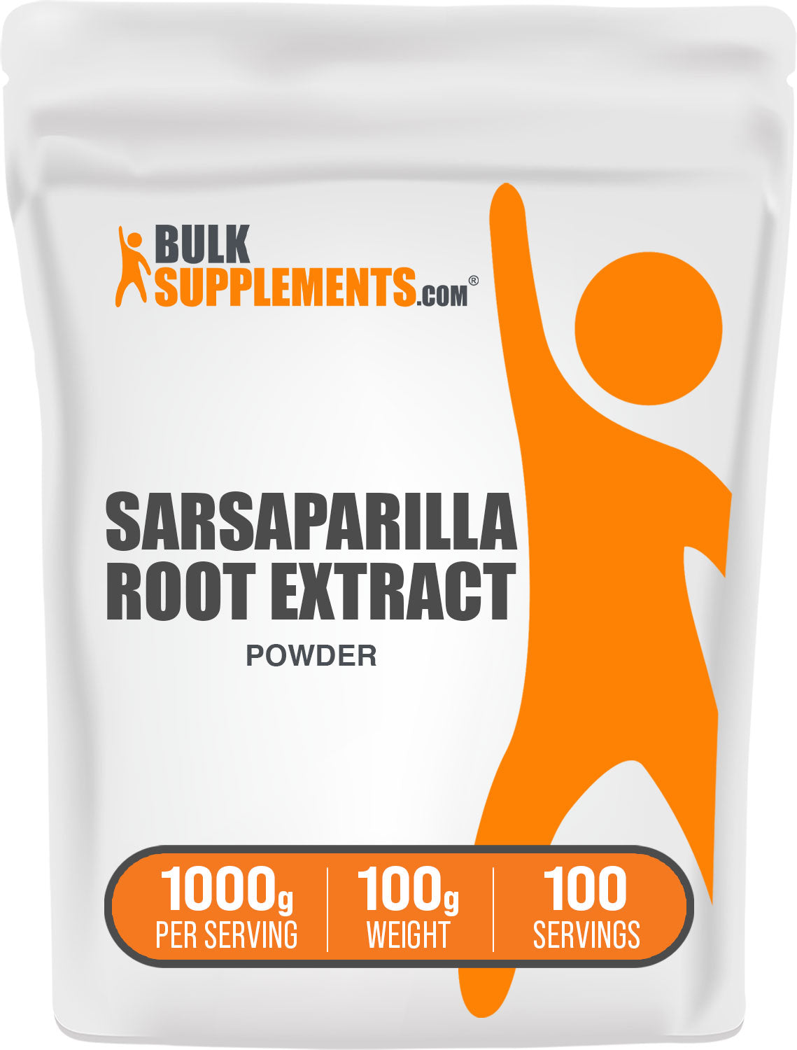 BulkSupplements Sarsaparilla Root Extract Powder 100g bag