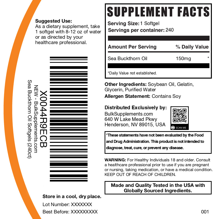 Capsule moi cu ulei de cătină