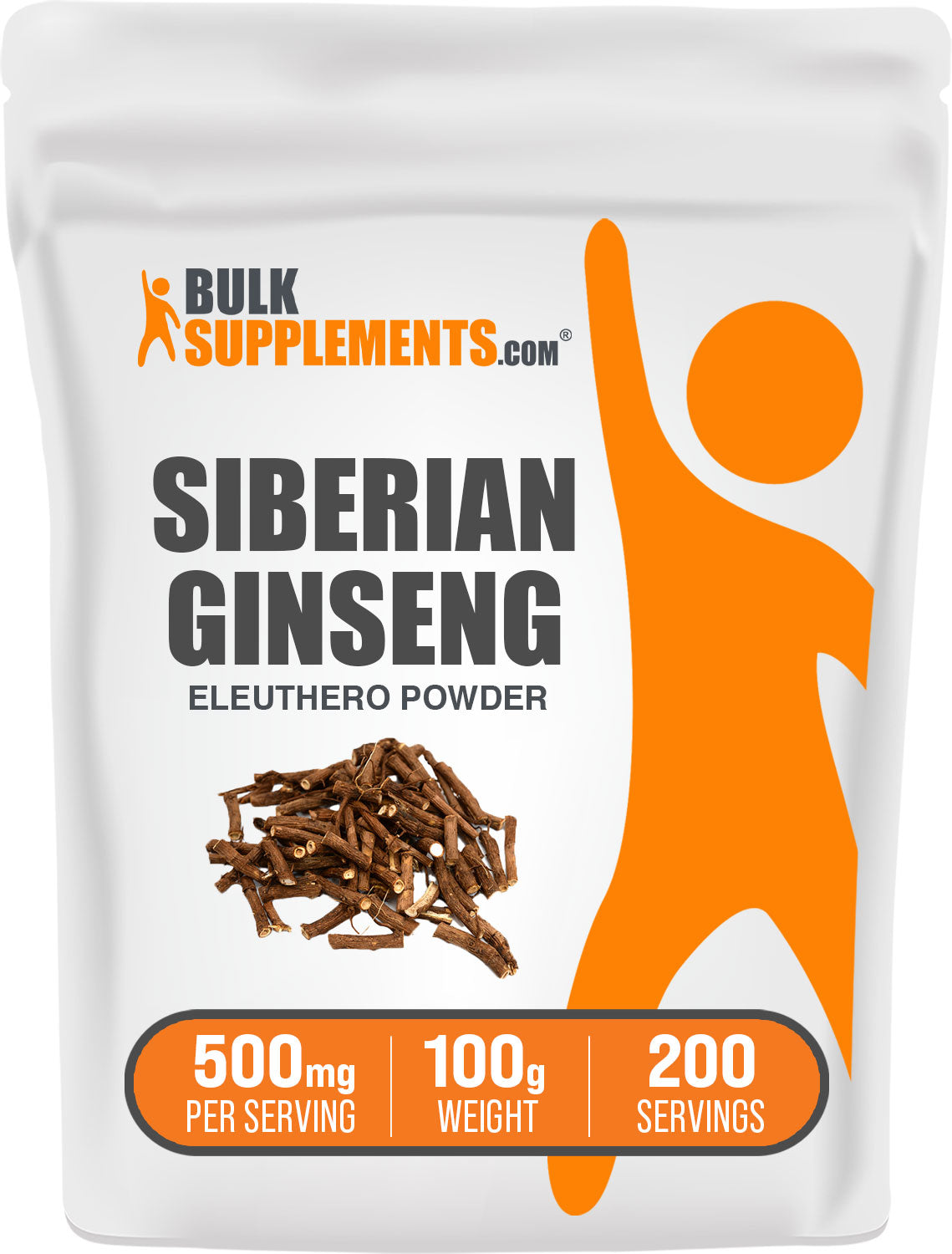 BulkSupplements Siberian Ginseng Eleuthero Powder 100g