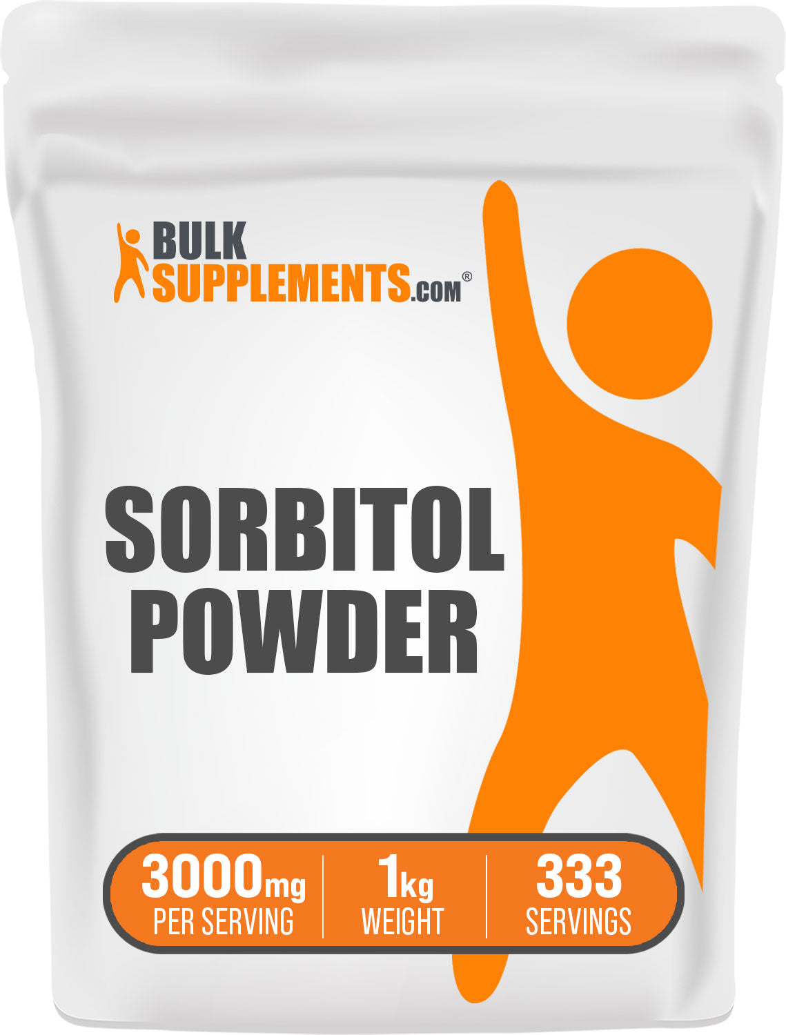 BulkSupplements.com Sorbitol Powder 1kg Bag