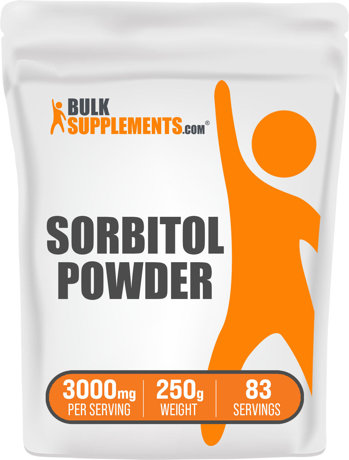 BulkSupplements Sorbitol Powder 250g bag