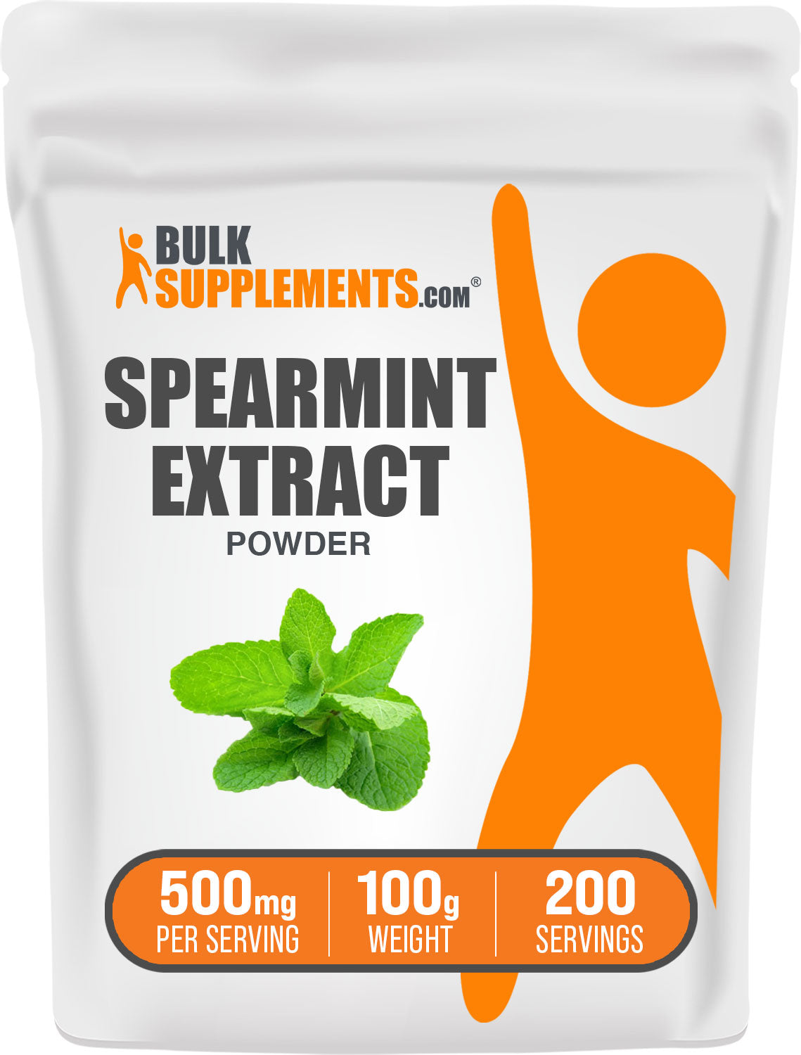 BulkSupplements Spearmint Extract Powder 100g bag