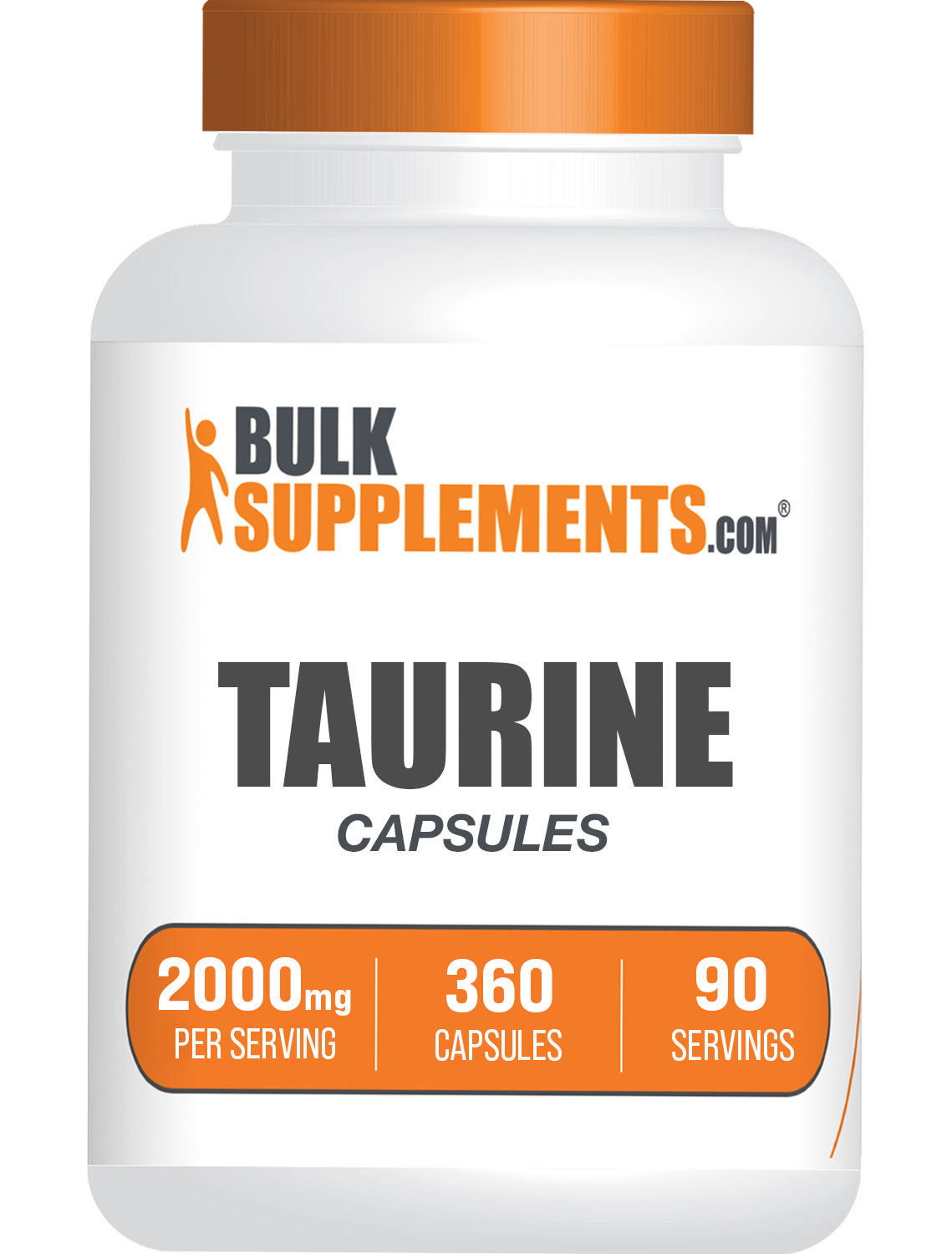 Taurine capsules 2000mg 360ct 