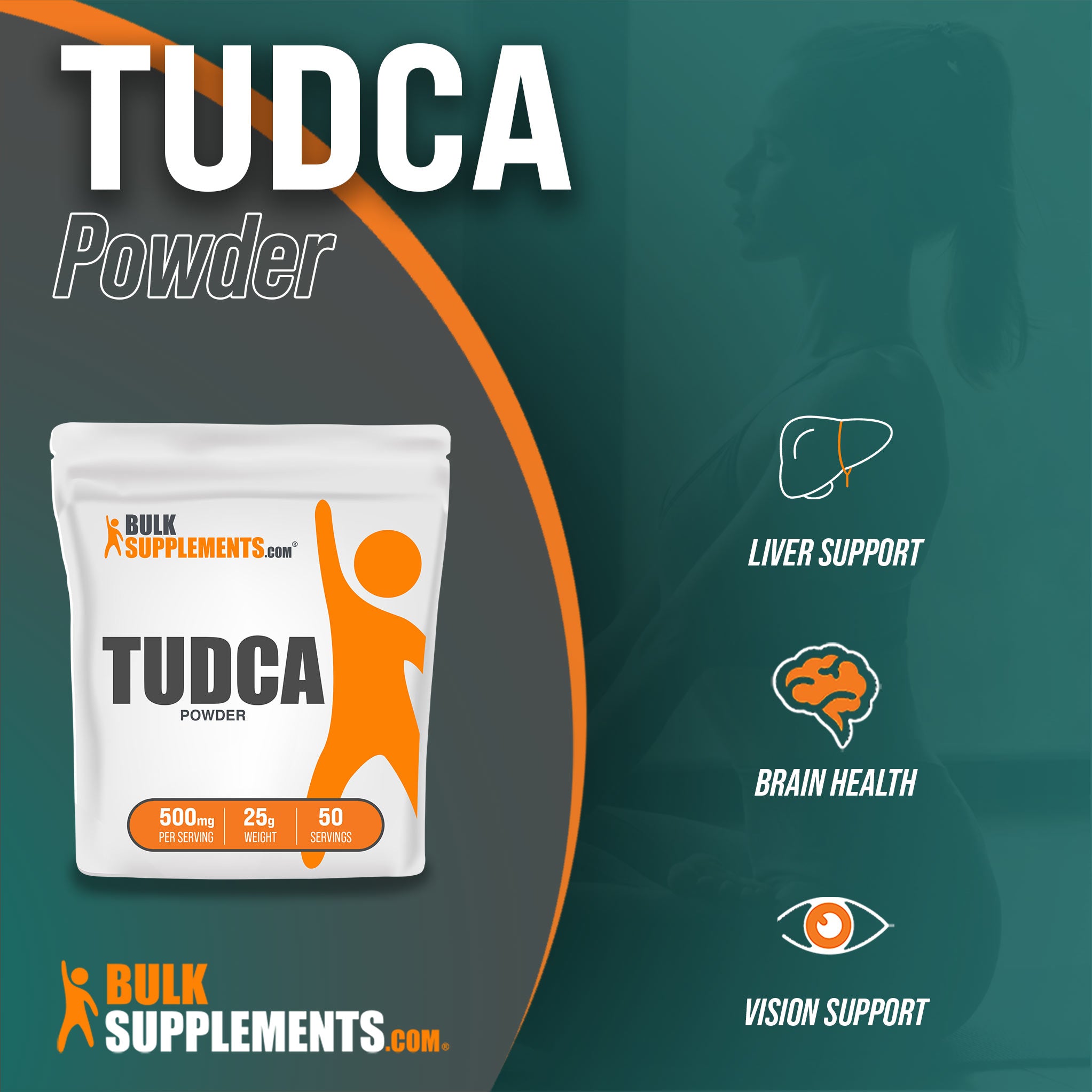 Benefits of TUDCA: liver support, brain health, vision support