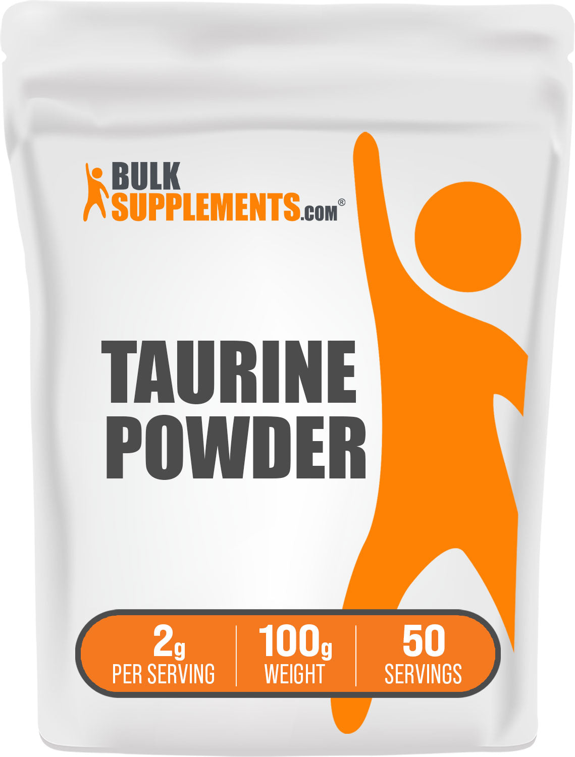 BulkSupplements Taurine Powder 100g Bag