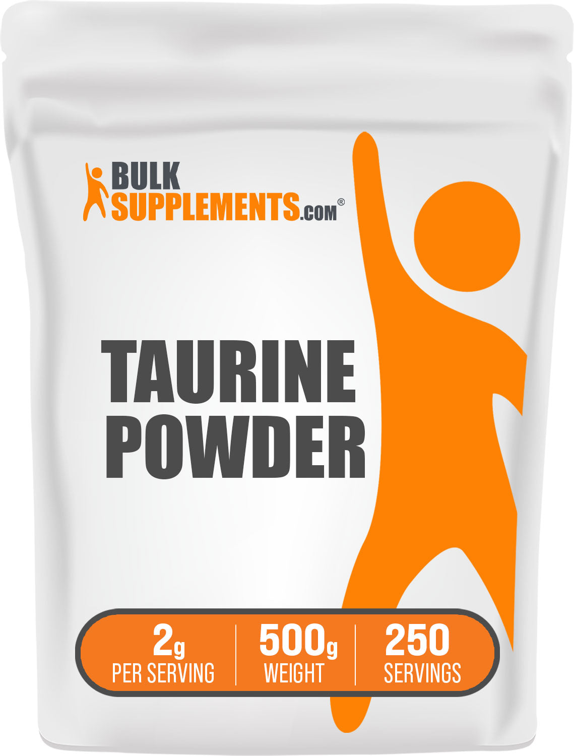 BulkSupplements Taurine Powder 500g Bag