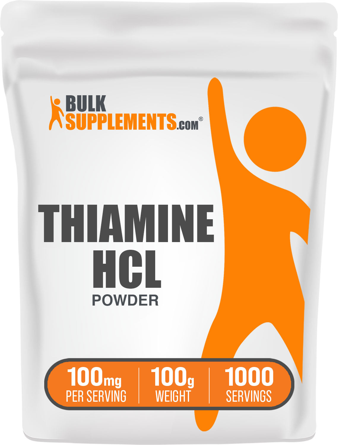 BulkSupplements Thiamine HCl Powder 100g bag