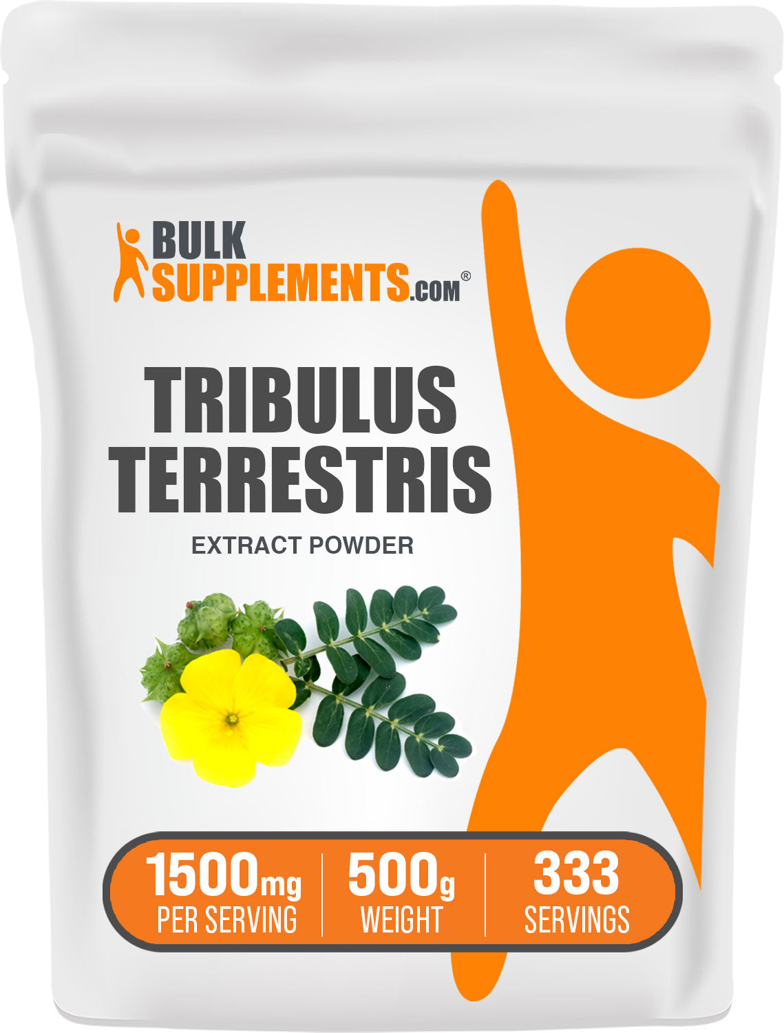 BulkSupplements Tribulus Terrestris Extract Powder 500g bag