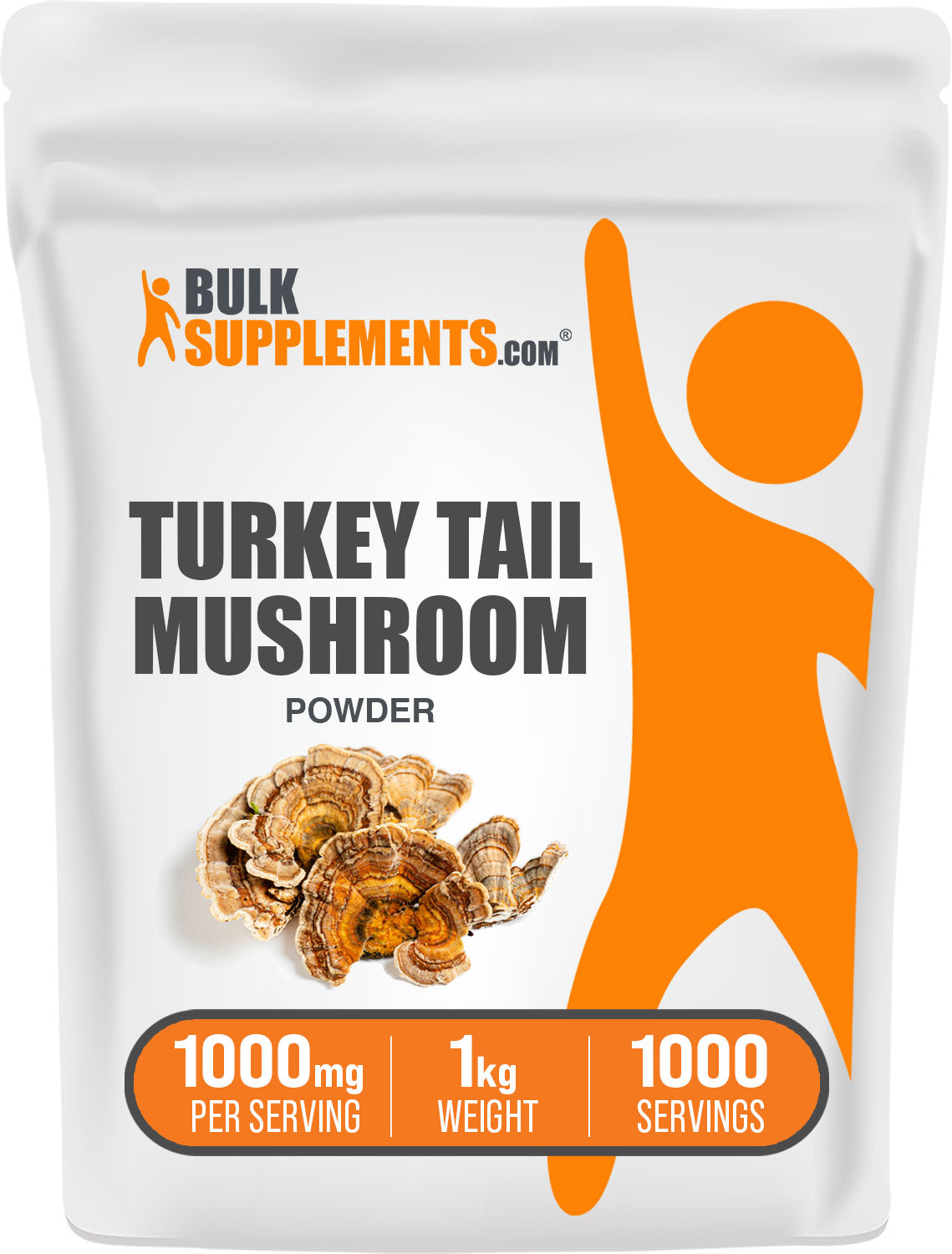 Turkey Tail Mushroom 1kg Bag