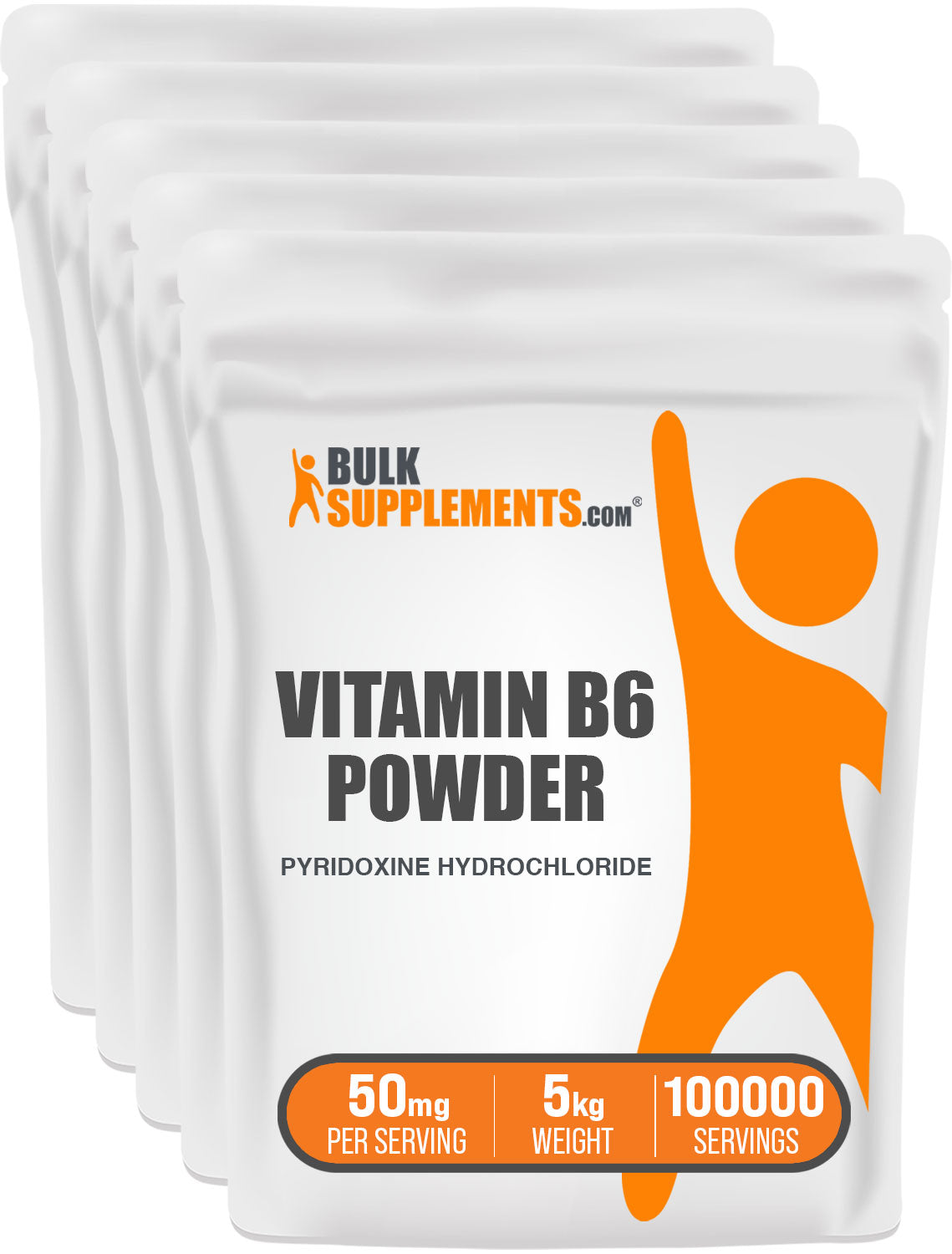 BulkSupplements Vitamin B6 Powder Pyridoxine Hydrochloride 5kg bag