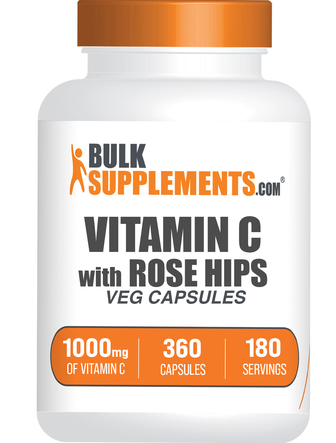Vitamina c con capsule di rosa canina