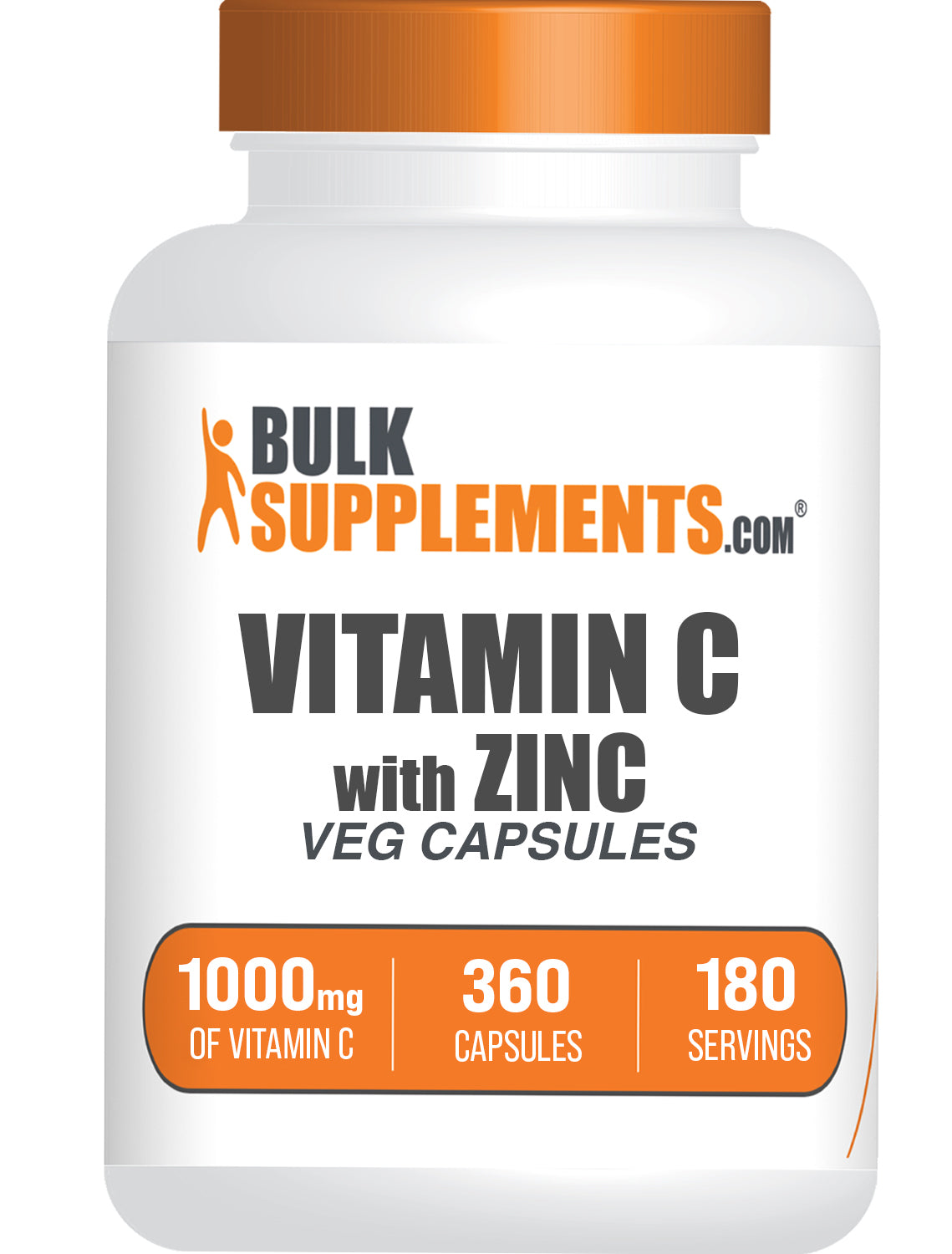 Vitamin C with Zinc Capsule Bottle