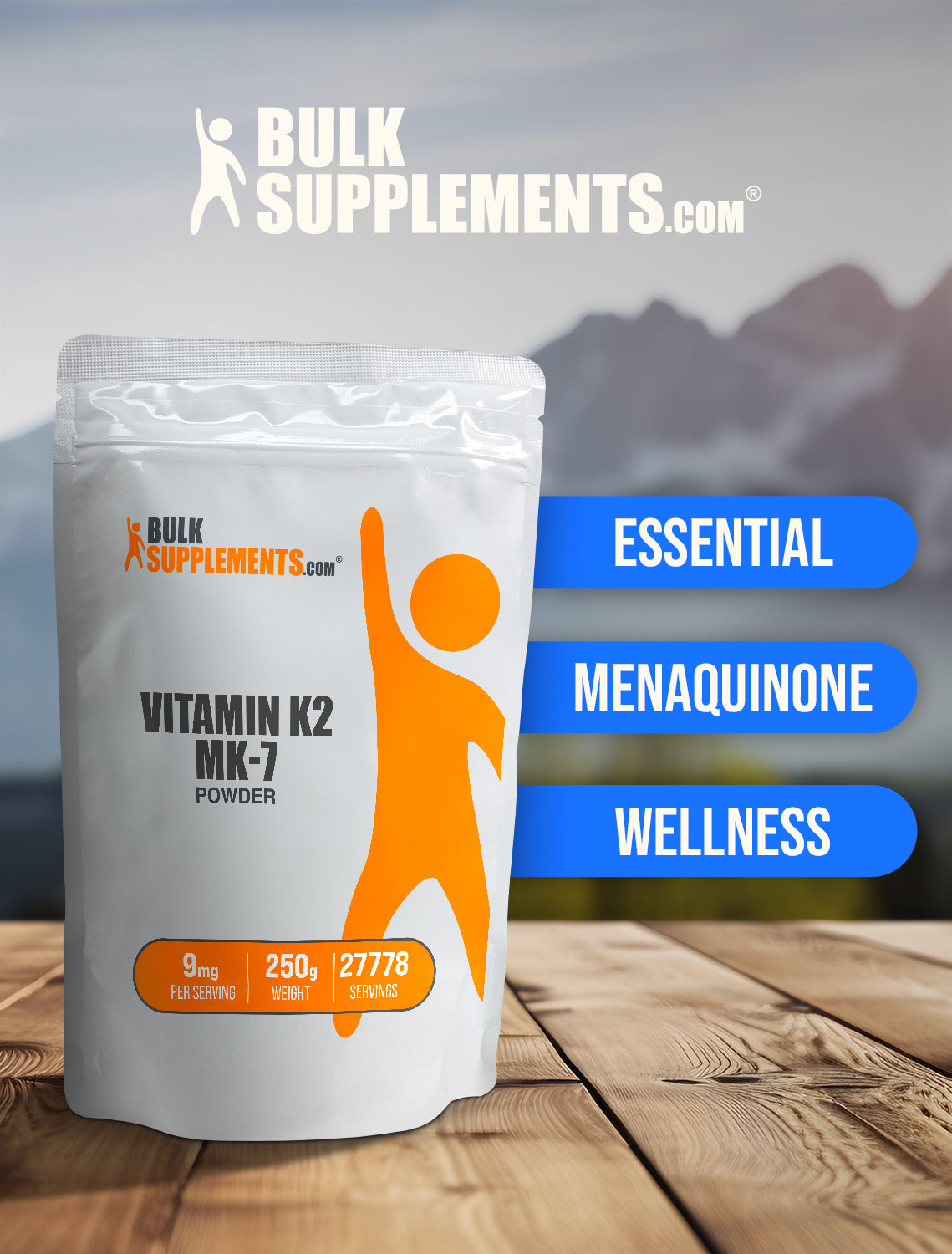 Vitamin K2 MK-7 powder keyword image 250g