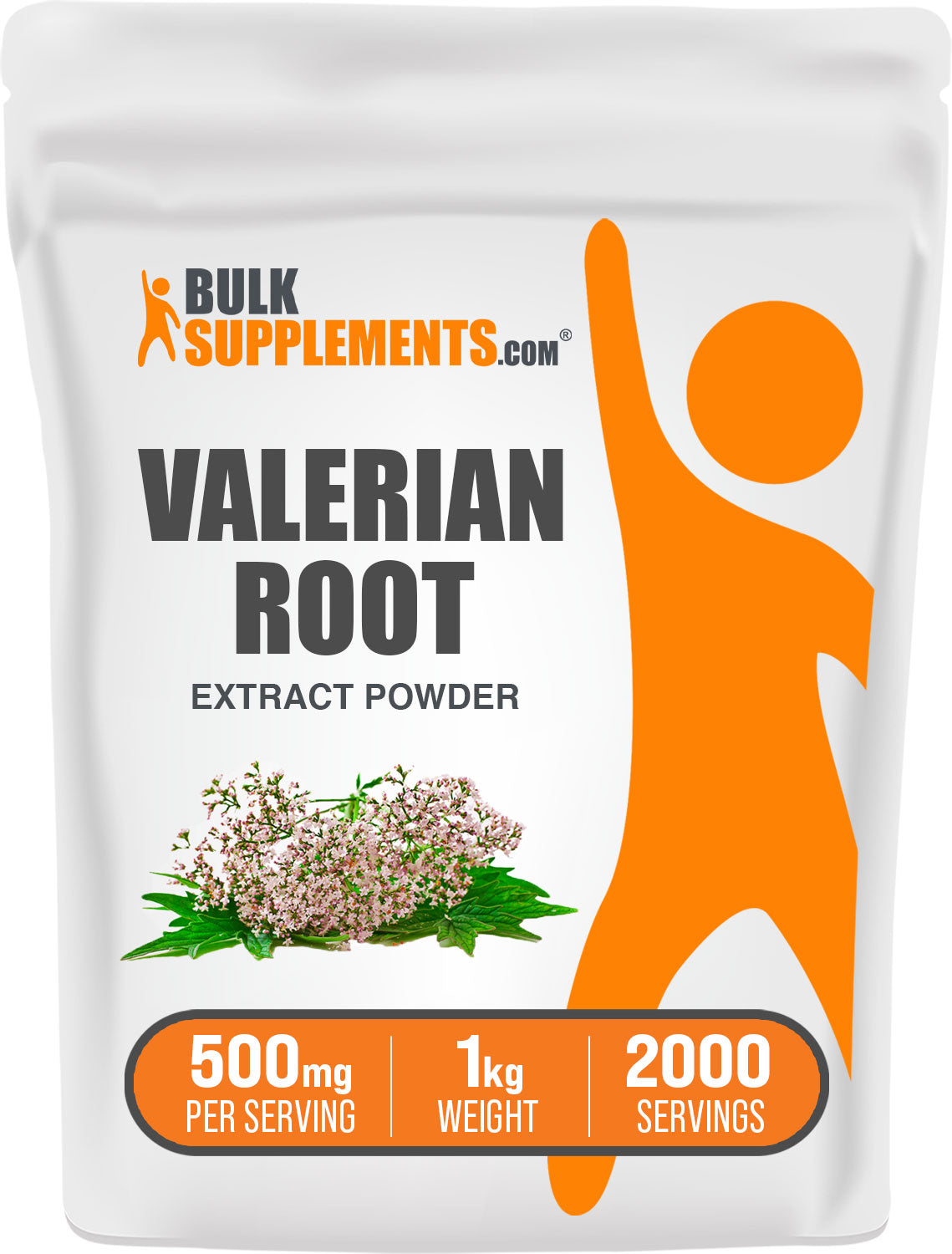 BulkSupplements Valerian Root Extract Powder 1kg bag