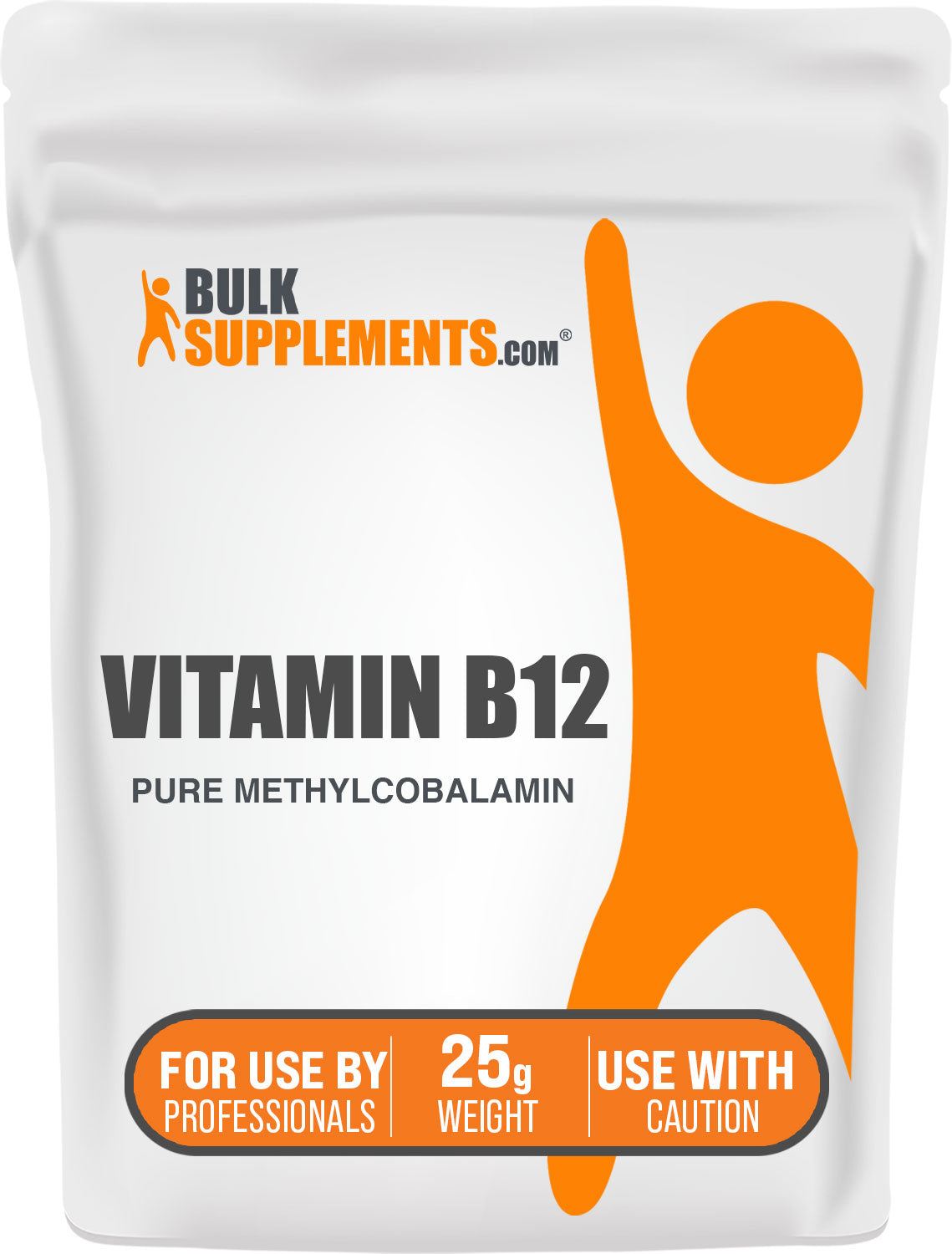 BulkSupplements Vitamin B12 Pure Methylcobalamin 25g bag
