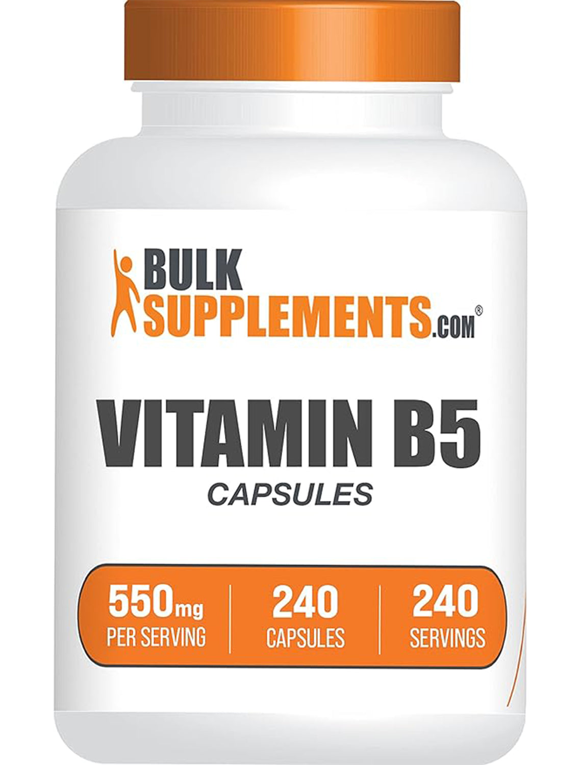 BulkSupplements.com Vitamin B5 Capsules
