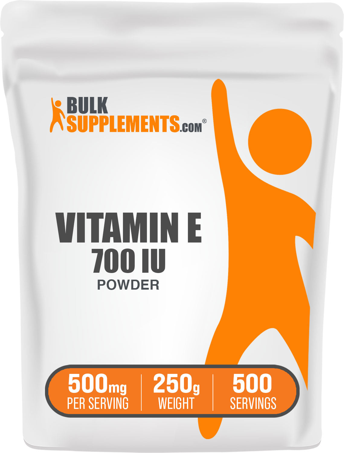 BulkSupplements.com Vitamin E 700 IU Powder 250g bag