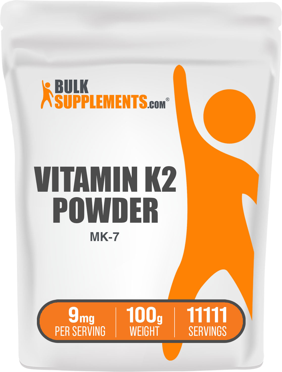 BulkSupplements Vitamin K2 Powder MK-7 100g bag