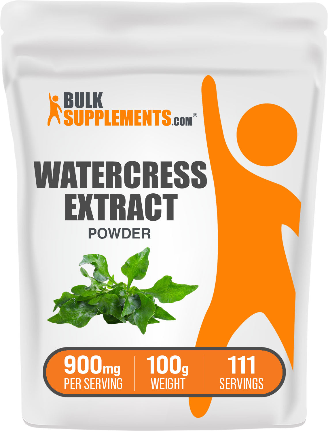 BulkSupplements Watercress Extract Powder 100g bag