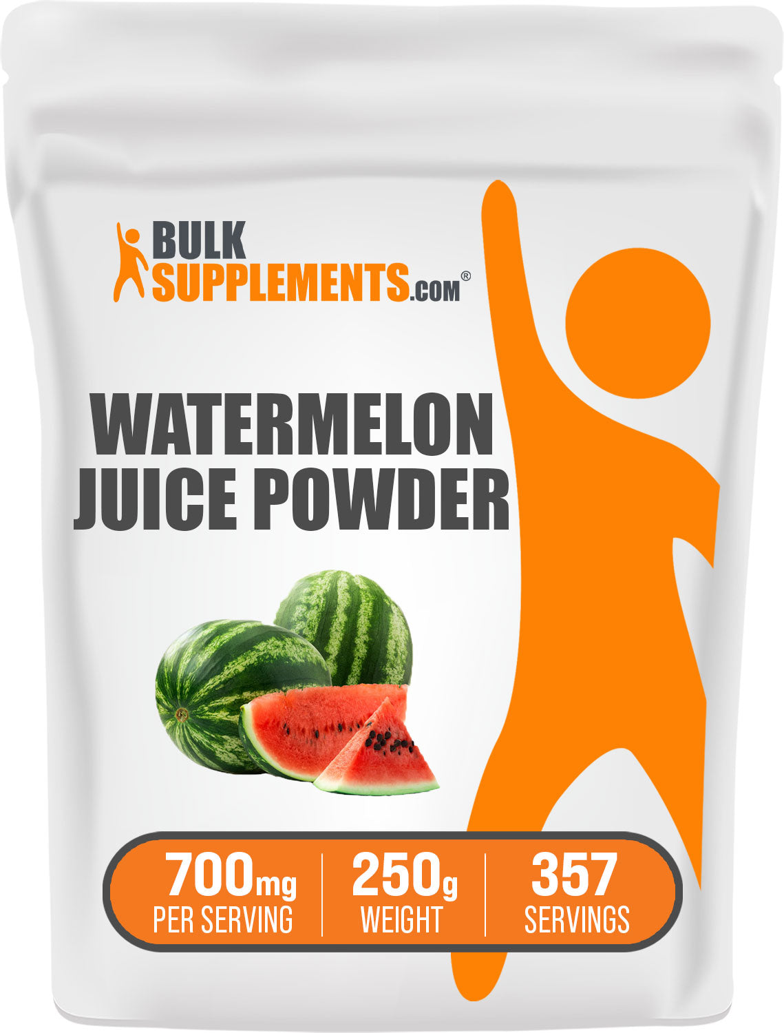 BulkSupplements Watermelon Juice Powder 250g bag