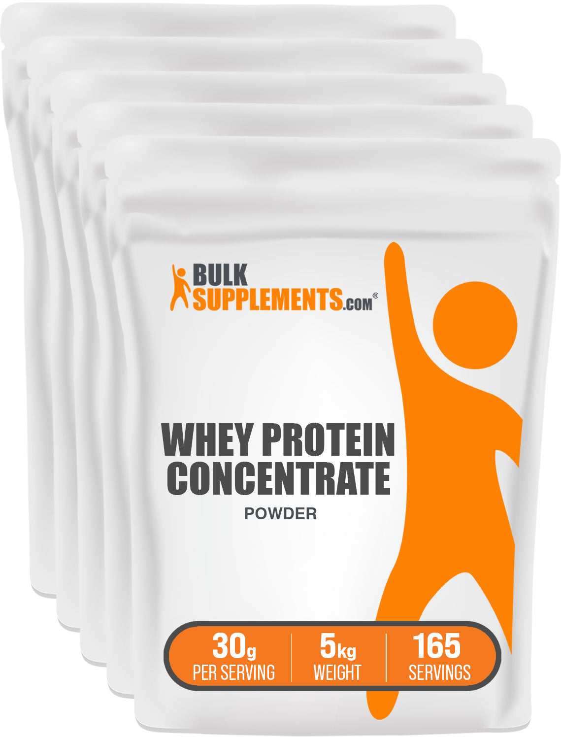 BulkSupplements Whey Protein Concentrate 80% Powder 5kg bag