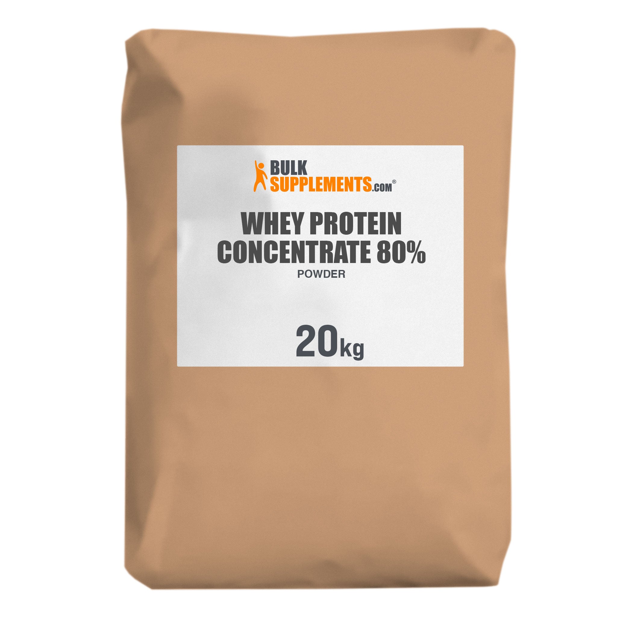 BulkSupplements Whey Protein Concentrate 80% Powder 20kg bag