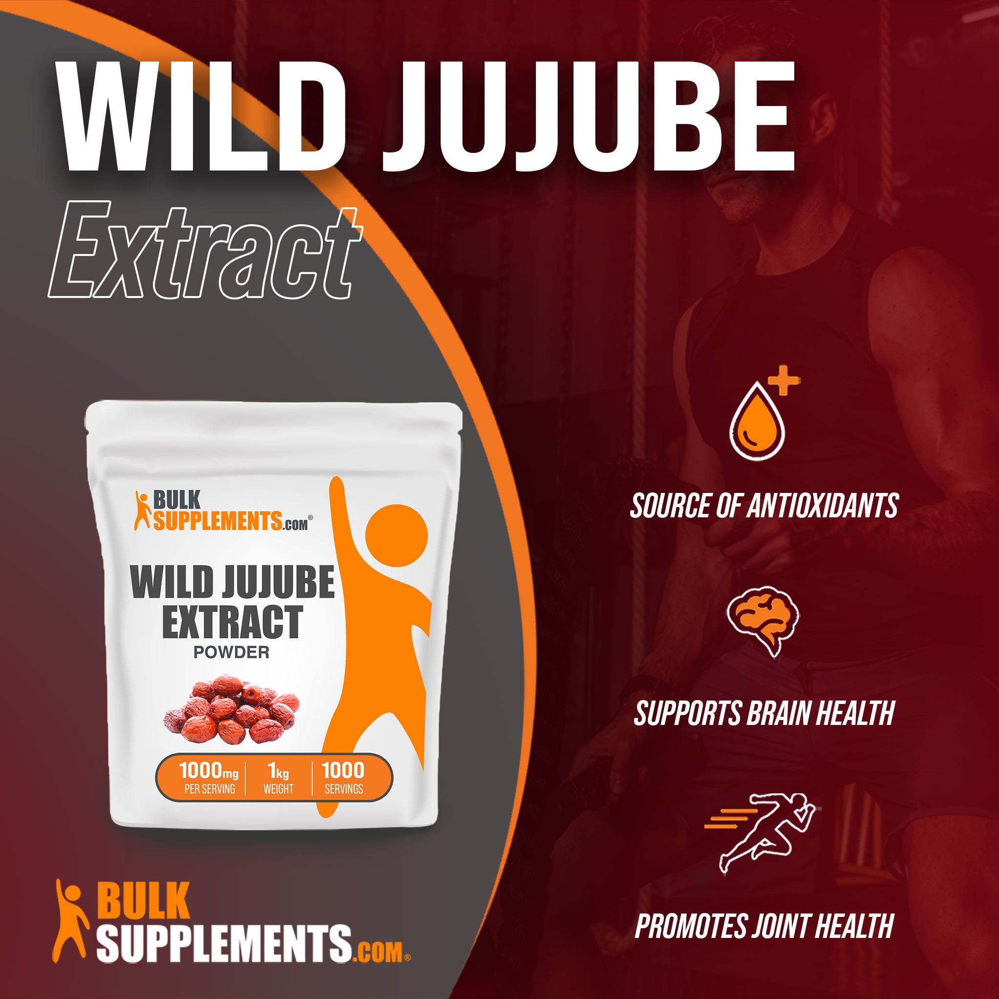 Benefits of Wild Jujube Extract: source of antioxidants, supports brain health, promotes joint health
