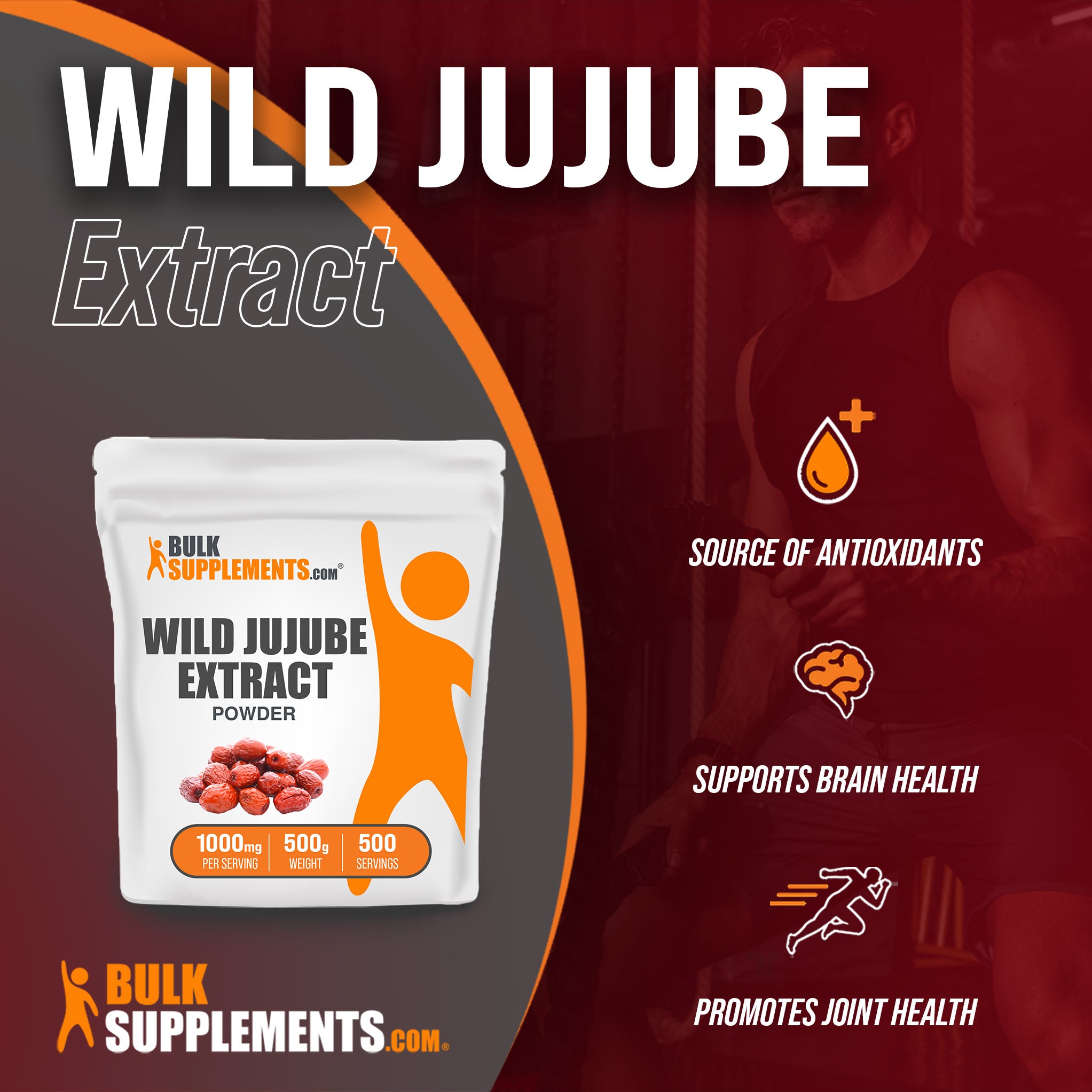 Benefits of Wild Jujube Extract: source of antioxidants, supports brain health, promotes joint health