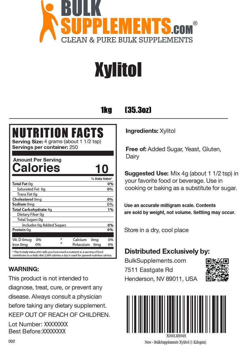 Xylitol Powder Xylitol Sweetener Sugar Substitute
