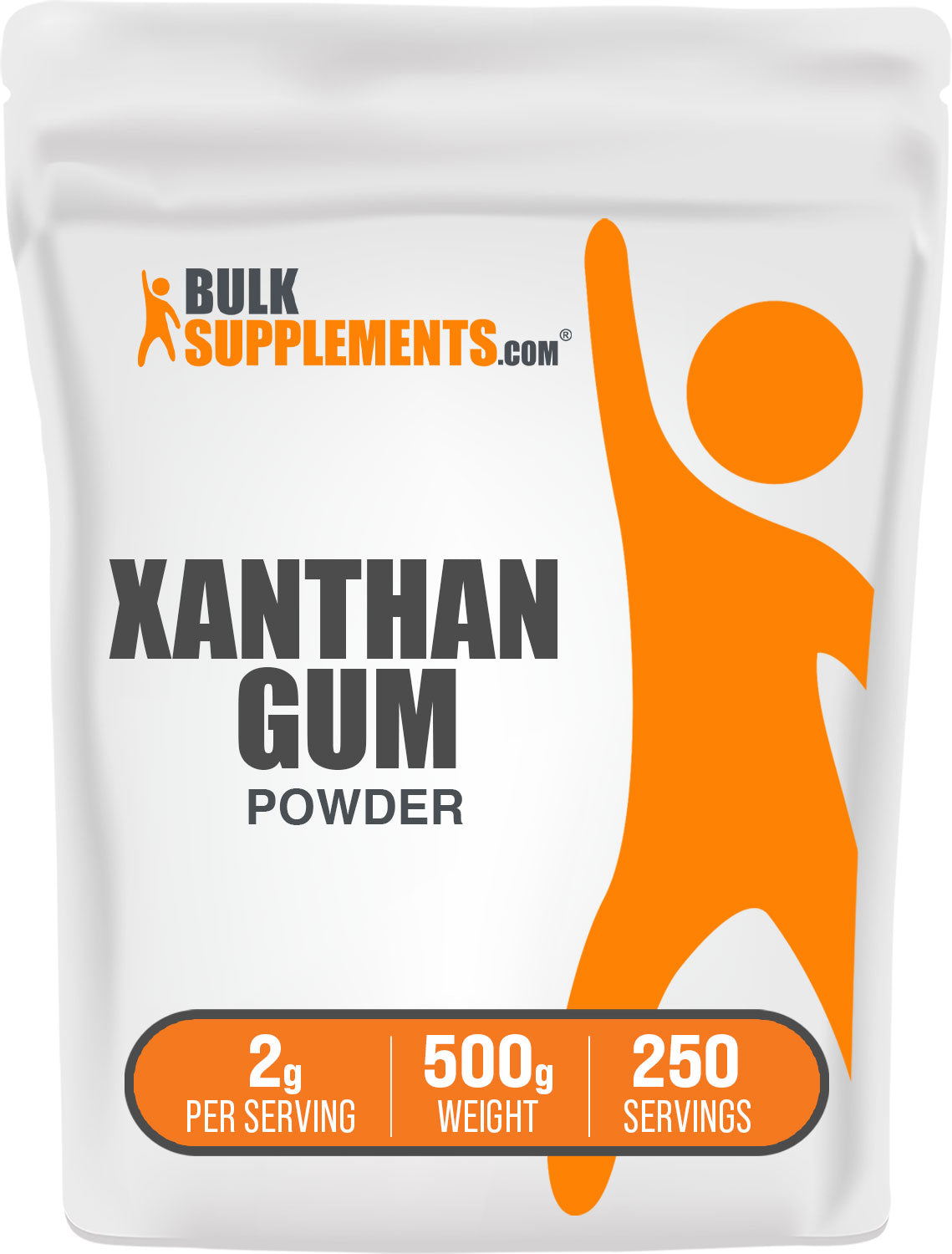 BulkSupplements.com Xanthan Gum Powder 500g Bag
