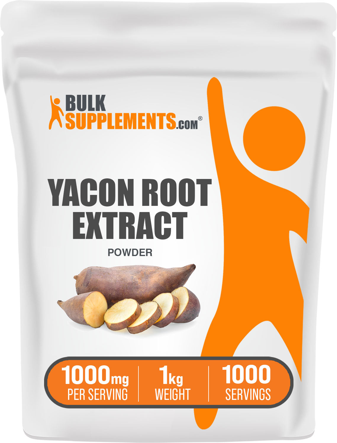 BulkSupplements Yacon Root Extract Powder 1kg bag
