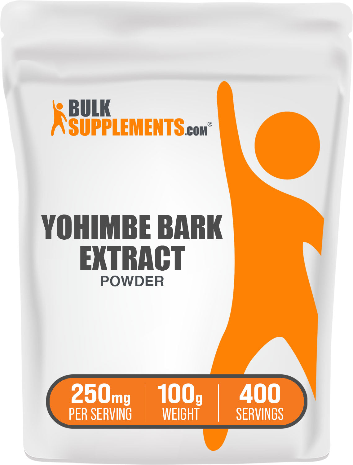 BulkSupplements.com Yohimbe Extract Powder 100g bag image