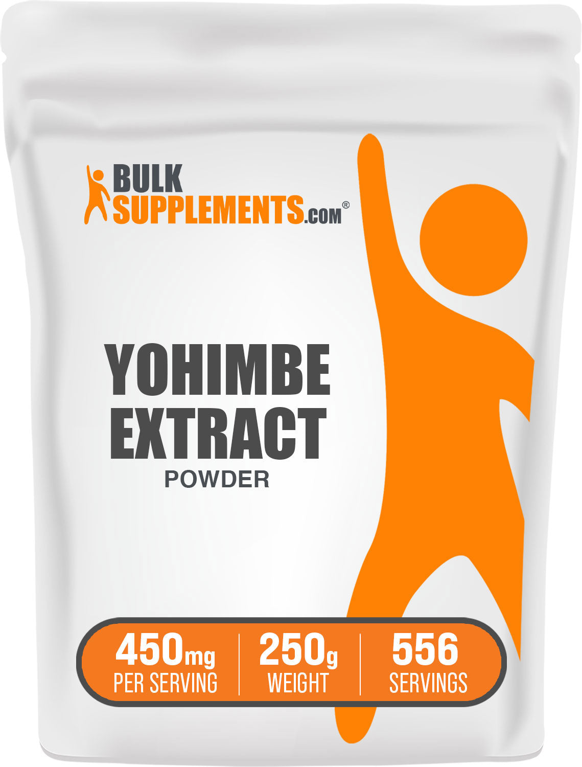 BulkSupplements.com Yohimbe Extract Powder Bag 250g