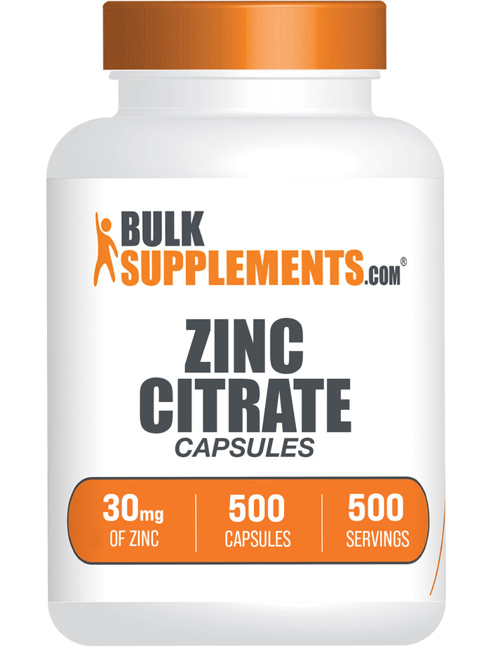 Zinc Citrate Capsules Improve Immunity & Skin Health